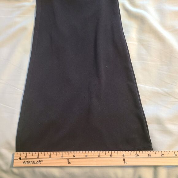 American Eagle Straight Leg Kick Boot PullOn Stretch Sz M Black Pants Minimalist - Picture 8 of 12